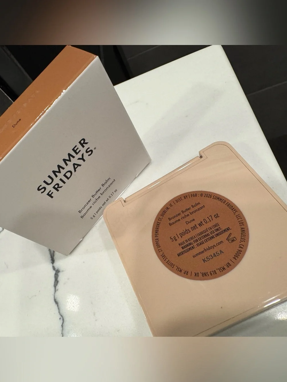 Summer Fridays Bronzer Butter Balm Dune 5g / 0.17 oz New in Box